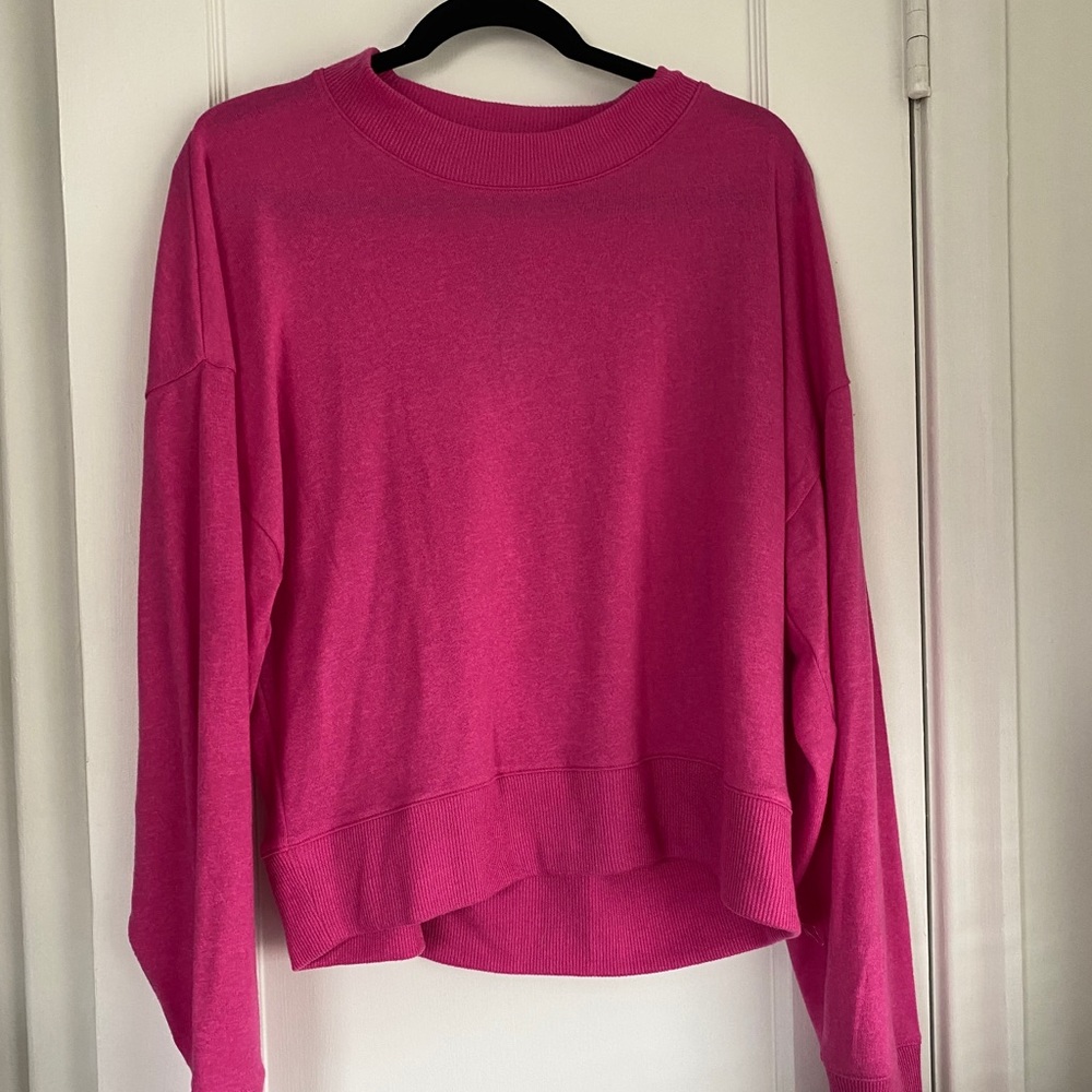 Jcrew Pink L/S sweater. Never worn.